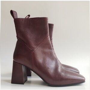 Napoleoni | Leather Wrapped Heeled Ankle Booties